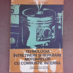 Tehnologia intretinerii si repararii motorelor cu combustie interna, manual pentru licee industriale cu profil de mecanica, clasa a XI-a - Al, Steflea