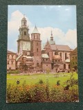 Polonia 1976 - Krakow, vedere cu Catedrala