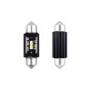 Set becuri auto cu LED CANBUS sofit compatibil C5W 1 SMD 36mm Alb 12/24V, destinat competitiilor auto sau off-road