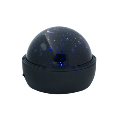Proiector led camera copii, model luna si stele, rotativ, plastic, 17x17x19 cm foto