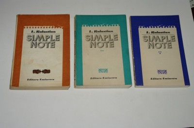 Simple note - L. Kalustian - 3 vol. foto