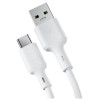 Cablu Date si Incarcare USB la USB Type-C Benks D35, 5A, 1.8 m, Alb