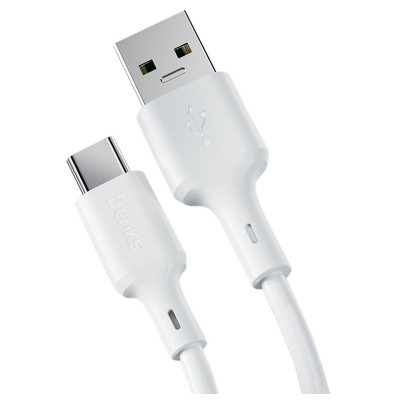Cablu Date si Incarcare USB la USB Type-C Benks D35, 5A, 1.8 m, Alb foto