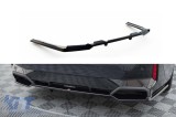 Spoiler Maxton Design versiunea 1 potrivit pentru bara de protectie M din spate pe BMW Seria 5 G60 dupa 2023, lac negru Performance AutoTuning