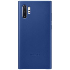 Husa Piele Samsung Galaxy Note 10+ N975 / Note 10+ 5G N976, Leather Cover, Albastra EF-VN975LLEGWW