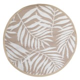 Covoras, Bej cu Alb, 2 fete, pentru Spatii Exterioare, 90 cm, Oem