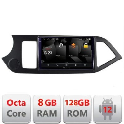 Navigatie Kia Picanto 2011-2015 5960Pro-217 Android Octa Core Qualcomm 2K Qled 8+128 DTS DSP 360 4G Optical CarStore Technology foto