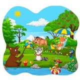 Sticker educativ - Peisaj de Vara