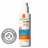 Spray cu protectie solara potrivit pentru pielea copiilor SPF50+ Anthelios UVMUNE400 Dermo-Pediatrics, 200ml, La Roche-Posay