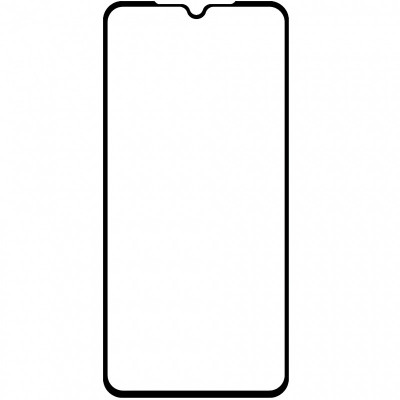 Folie Protectie Ecran OEM pentru Xiaomi Redmi Note 9S, Sticla securizata, Full Face, Full Glue, 9D, Neagra foto