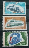 Madagascar 1974 locomotive transporturi cai ferate serie 3v nestampilat