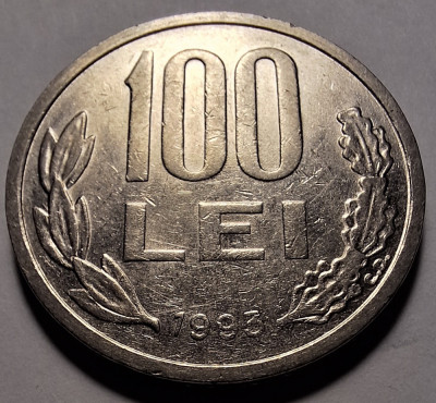 Moneda 100 lei 1993 (#2) foto