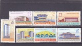 ROMANIA 1961 - ARHITECTURA ROMANEASCA MODERNA , MNH - LP 531, Nestampilat