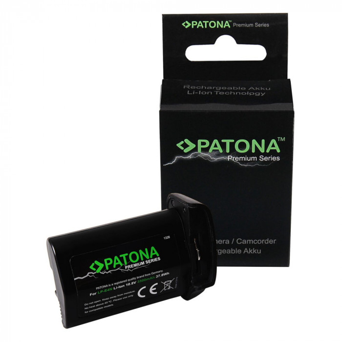 Acumulator /Baterie PATONA Premium pentru Canon LP-E4N EOS-1Ds Mark III EOS-1D Mark III EOS-1D Mark IV EOS-1D X LG-cells- 1326