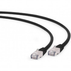 Cablu UTP Gembird Patchcord Cat 6 0.5m Negru foto