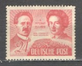 D.D.R.1949 Zona sovietica-30 ani moarte K.Liebknecht si R.Luxemburg SD.14