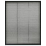 Cumpara ieftin Ecran insecte pentru ferestre, antracit, 80x100 cm, aluminiu