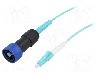 Conector fibra optica, {{Subtip conector}}, 1 pini, BULGIN - PXF4050CAA