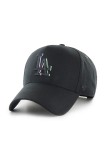 47 brand șapcă de baseball din bumbac MLB LA Dodgers culoarea negru, cu imprimeu, B-PRPDT12GWP-BK