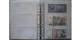 Folii pentru bancnote cu 3 compartimente