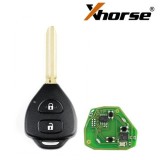 Cheie Cu Telecomanda, XHORSE, 2 Butoane, stil Toyota, lamela TOY43 AutoProtect KeyCars