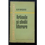 B.P. Hașdeu - Articole și studii literare
