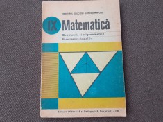 GEOMETRIE SI TRIGONOMETRIE MANUAL PENTRU CLASA IX A AUGUSTIN COTA