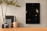 Tablou Canvas Galaxii &icirc;n Dans Cosmic Stelar Spațiu și Mister, 26 x 39 cm, CMCLASS
