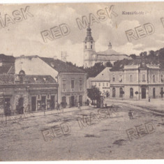 2736 - ZALAU, Salaj, Market, Romania - old postcard - used - 1918