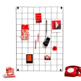 Cumpara ieftin Accesoriu decorativ de perete metalic WR002 Negru 50x70x3 cm