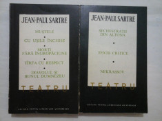 JEAN-PAUL SARTRE - Teatru - 2 volume foto