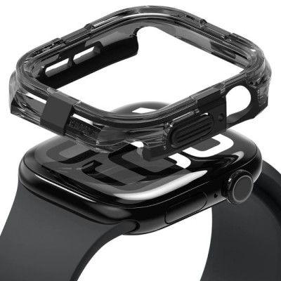 Husa pentru Apple Watch 10 46mm - Ringke Fusion Bumper - Black foto