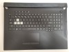 Carcasa superioara cu tastatura palmrest Laptop Gaming, Asus, ROG Strix G G731GT, G731GU-1C, 90NR01T3-R37UI1, 13N1-9BA0911, 13NR01Q3AP0311, iluminata