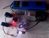 Kit trotineta electrica - controller, display, cablu, maneta acceleratie si frina, becuri, acumulator