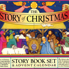 The Story of Christmas Story Book Set & Advent Calendar [With 24 Miniature Story Books]