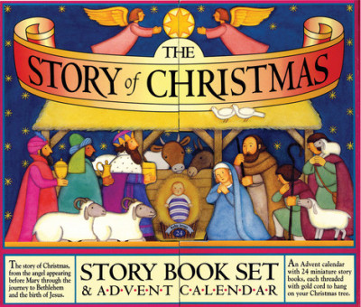 The Story of Christmas Story Book Set &amp;amp; Advent Calendar [With 24 Miniature Story Books] foto
