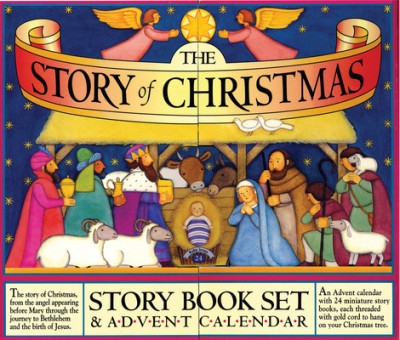 The Story of Christmas Story Book Set &amp;amp; Advent Calendar [With 24 Miniature Story Books] foto