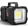 Lanterna multifunctionala, reincarcabila, power bank, 800lm, 7 moduri de luminare la 2 capete, negru Household NewTrend, Oem