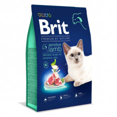 Hrana uscata pentru pisici Brit Premium By Nature Sensitive, Lamb, 8Kg