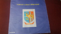 DISC VINIL FORMATII CORALE DAMBOVITENE foto