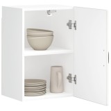 vidaXL Dulap de bucatarie &quot;Lucca&quot; din lemn prelucrat alb lucios 853789