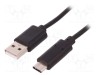 Cablu USB 2.0 QOLTEC 1,5m USB A la USB C