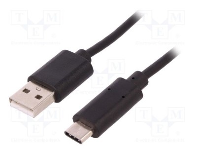 Cablu USB 2.0 QOLTEC 1,5m USB A la USB C foto