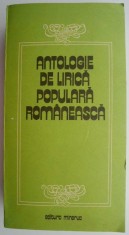 Antologie de lirica populara romaneasca foto