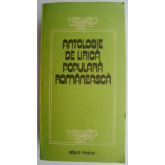 Antologie de lirica populara romaneasca