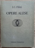 Opere alese - I. C. Filitti