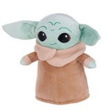 Jucarie din plus Baby Yoda, The Mandalorian, Star Wars, 28 cm, Play By Play
