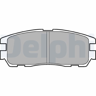 DELPHI LP965 set placute frana,frana disc foto