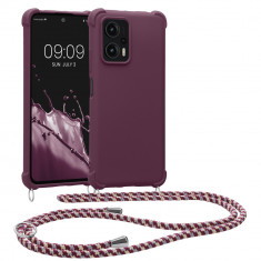 Husa Kwmobile pentru Xiaomi Poco X4 GT, Silicon, Violet, 59251.187