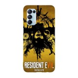 Husa compatibila cu Oppo A55, Viceversa, model Resident Evil 7 Biohazard, Silicon, TPU, Transparent, Carcasa